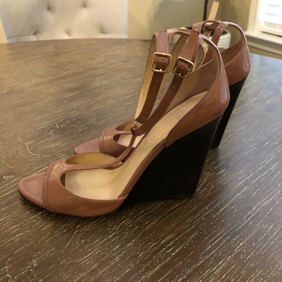 BURBERRY Prorsum wedge heels nude shoes - Picture 7 of 9